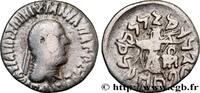 Hellénistique 2 (188 à 30 avant J.C.) Drachme BACTRIANE - ROYAUME DE BACTRIANE - APOLLODOTE II Punjab c. 85-65. AC. (16,5mm, 2,02g, 12h) -