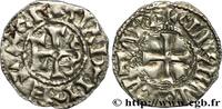 FRANCE Denier CHARLES II LE CHAUVE ET MONNAYAGE IMMOBILISÉ À SON NOM Le Mans s.m. (20,5mm, 1,19g, 6h) -