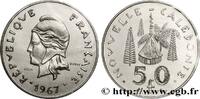 NOUVELLE CALÉDONIE Essai de 50 Francs NOUVELLE CALÉDONIE Paris 1967 (33mm, g, 6h) -