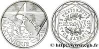 FRANCE 10 Euro des RÉGIONS - MARTINIQUE FRANCE Pessac 2010 (29mm, 10g, 12h) -
