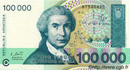 CROATIE 100000 Dinara CROATIE 100000 Dinara 1993 NEUF -