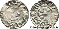 FRANCE Denier CHARLES II LE CHAUVE ET MONNAYAGE IMMOBILISÉ À SON NOM Le Mans s.m. (20mm, 1,39g, 12h) -