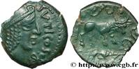 FRANCE Bronze SVTICOS, classe I au taureau VÉLIOCASSES (Région du Vexin normand) c. 50-40 AC. (15mm, 1,83g, 9h) -