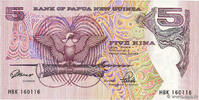 PAPOUASIE NOUVELLE GUINÉE 5 Kina PAPOUASIE NOUVELLE GUINÉE 5 Kina 1992 SPL+ -