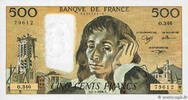 FRANCE 500 Francs PASCAL FRANCE 500 Francs PASCAL 1991 NEUF -