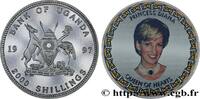 OUGANDA 2000 Shillings Proof Princesse Diana OUGANDA 1997 (38mm, 20,22g, 12h) -