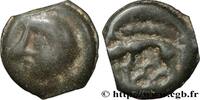 FRANCE Potin à la tête chauve HAUTE ET MOYENNE SEINE Ier siècle avant J.-C. (17,5mm, 4,55g, 3h) -