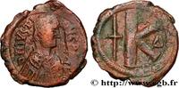 L'EMPIRE D'ANASTASE À MAURICE TIBÈRE (491-602) Demi-follis JUSTIN Ier Constantinople 522-527 (27,5mm, 10,42g, 6h) -