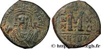 L'EMPIRE D'ANASTASE À MAURICE TIBÈRE (491-602) Follis MAURICE TIBÈRE Theoupolis (Antioche) 596-597 (27,5mm, 10,51g, 6h) -