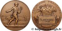 FRANCE Médaille de récompense MINISTÈRES 1939 (50mm, 61,18g, 12h) -