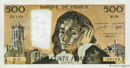 FRANCE 500 Francs PASCAL FRANCE 500 Francs PASCAL 1977 NEUF -