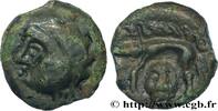 FRANCE Potin au sanglier et à la tête coupée HAUTE ET MOYENNE SEINE Ier siècle avant J.-C. (17,5mm, 3,85g, 4h) -