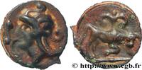 FRANCE Potin au taureau et au lis, classe Ia HAUTE ET MOYENNE SEINE Ier siècle avant J.-C. (17,5mm, 2,85g, 10h) -