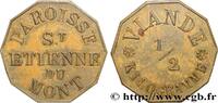 NECESSITÉ (MONNAIES ET JETONS DE... ) THEMES DIVER 1/2 kilogramme de viande - Paroisse Saint Etienne NECESSITÉ (MONNAIES ET JETONS DE... ) THEMES DIVERS Paris n.d. (29mm, 4,64g, 12h) -