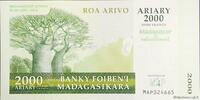 MADAGASCAR 10000 Francs - 2000 Ariary Commémoratif MADAGASCAR 10000 Francs - 2000 Ariary Commémoratif 2007 NEUF -