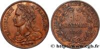 FRANCE Concours de 10 centimes, piéfort au quadruple de M DEUXIÈME RÉPUBLIQUE Paris 1848 (30,5mm, 36,63g, 6h) -