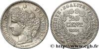 FRANCE 20 centimes Cérès, IIe République DEUXIÈME RÉPUBLIQUE Paris 1851 (15mm, 0,99g, 6h) -
