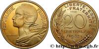 FRANCE Essai de 20 centimes Marianne CINQUIÈME RÉPUBLIQUE Paris 1962 (23,5mm, 3,97g, 6h) -