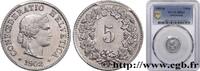 SUISSE 5 Centimes (Rappen) SUISSE Berne 1902 (16mm, 2g, 12h) -