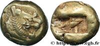 Archaïque 1 (650 à 550 avant J.C.) Trité d’électrum LYDIE - ROYAUME DE LYDIE Lydie, Sardes c. 610-550 AC. (11,5mm, 4,73g, -h) -