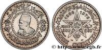 MAROC - PROTECTORAT FRANÇAIS 500 Francs Mohammed V an AH1376 MAROC - PROTECTORAT FRANÇAIS Paris 1956 (36mm, 22,54g, 6h) -