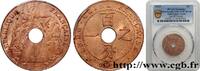 INDOCHINE FRANÇAISE 1 Centième INDOCHINE FRANÇAISE Poissy 1923 (26mm, g, 6h) -