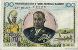 GABON 100 Francs Félix Éboué BCEAEC GABON 100 Francs Félix Éboué BCEAEC 1961 TTB -