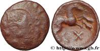 FRANCE Bronze au cheval et à la croix tréflée, BN 8427 AMBIENS (Région d'Amiens) Amiens (80) c. 60-50 AC. (17mm, 2,16g, 9h) -