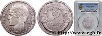 FRANCE Essai en fer de 2 francs Morlon, flan épais ÉTAT FRANÇAIS Paris 1941 (26,93mm, 5,4g, 6h) -