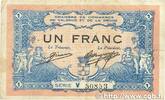 FRANCE régionalisme et divers 1 Franc FRANCE régionalisme et divers 1 Franc 1915 TB -