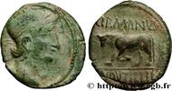 FRANCE Bronze GERMANVS INDVTILLI au taureau (Quadrans) RÈMES (Région de Reims) Reims (51) c. 10 AC. (17,5mm, 2,60g, 7h) -