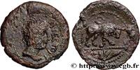 FRANCE Bronze ATECTORI (quadrans) SANTONS / CENTRE-OUEST, Incertaines c. 40 AC. (16mm, 1,67g, 9h) -