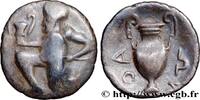 Classique 2 (400 à 350 avant J.C.) Trihemiobole THRACE - ILES DE THRACE - THASOS Thasos, Thrace c. 404-355 AC. (11,5mm, 0,73g, 9h) -