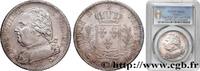 FRANCE 5 francs Louis XVIII, buste habillé LOUIS XVIII Bayonne 1814 (37,14mm, 25g, 6h) -