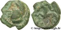 FRANCE Bronze à la tête casquée et au cheval, DT. 382 AMBIENS (Région d'Amiens) Amiens (80) c. 60-40 AC. (13mm, 2,39g, 6h) -