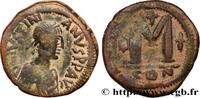 L'EMPIRE D'ANASTASE À MAURICE TIBÈRE (491-602) Follis JUSTINIEN Ier Constantinople 527-532 (29,5mm, 18,01g, 6h) -