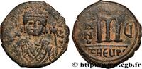 L'EMPIRE D'ANASTASE À MAURICE TIBÈRE (491-602) Follis MAURICE TIBÈRE Theoupolis (Antioche) 583-584 (29mm, 12,38g, 5h) -