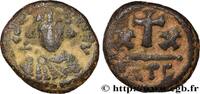 LA DYNASTIE HÉRACLIIDE (602-717) Demi-follis CONSTANS II Carthage 643-647 (18,5mm, 3,29g, 3h) -