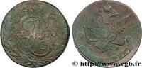 RUSSIE 5 Kopecks Catherine II RUSSIE Ekaterinbourg 1770 (42,76mm, 52,12g, 12h) -