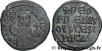 LA DYNASTIE ISAURIENNE (717-867) Follis MICHEL II et THÉOPHILE Constantinople 821-829 (28mm, 7,58g, 6h) -