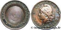 ARGENTINE 2 Centavos transformée en boite de forçat ARGENTINE n.d. (30mm, 6,71g, h) -