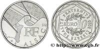 FRANCE 10 Euro des RÉGIONS - ALSACE FRANCE Pessac 2010 (29mm, 10g, 12h) -