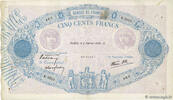FRANCE 500 Francs BLEU ET ROSE modifié FRANCE 500 Francs BLEU ET ROSE modifié 1939 TTB -