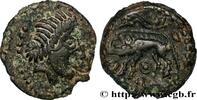 FRANCE Bronze TARVSIS (ou STRATOS) VÉLIOCASSES (Région du Vexin normand) c. 50-40 AC. (16mm, 2,56g, 2h) -