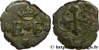 SAVOIE - DUCHÉ DE SAVOIE - EMMANUEL-PHILIBERT DIT Quart de sol, 1er type (quarto di soldo, I tipo) SAVOIE - DUCHÉ DE SAVOIE - EMMANUEL-PHILIBERT DIT TÊTE DE FER Chambéry s.d. (14mm, 0,89g, 7h) -