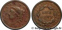 ÉTATS-UNIS D'AMÉRIQUE 1 Cent Liberté “Matron Head” ÉTATS-UNIS D'AMÉRIQUE Philadelphie 1838 (28mm, 10,41g, 6h) -