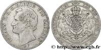 ALLEMAGNE - ROYAUME DE SAXE - JEAN 1 Thaler ALLEMAGNE - ROYAUME DE SAXE - JEAN Dresde 1865 (33mm, 18,33g, 12h) -