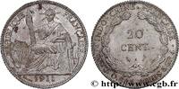 INDOCHINE FRANÇAISE 20 Centièmes INDOCHINE FRANÇAISE Paris 1911 (26mm, 5,41g, 6h) -
