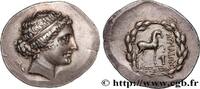 Hellénistique 2 (188 à 30 avant J.C.) Tétradrachme stéphanophore ÉOLIDE - CYMÉ Éolide, Cymé c. 160 AC. (33mm, 16,55g, 12h) -