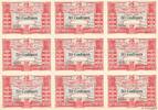 FRANCE régionalisme et divers 50 Centimes Planche Planche FRANCE régionalisme et divers 50 Centimes Planche Planche 1920 SUP -